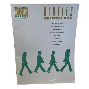 The Beatles Greatest Hits EZ Play Guitar Sheet Music Songbook 1991